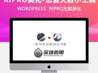 RIPRO主题美化-为主题添加恋爱天数小工具（两款动态效果）