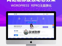 RIPRO主题美化-网站底部波浪动态效果