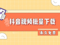 抖音视频批量下载软件（支持抖音主页视频一键下载）