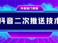 抖音二次推送技术:把作品播放从3万到300万的技巧分享