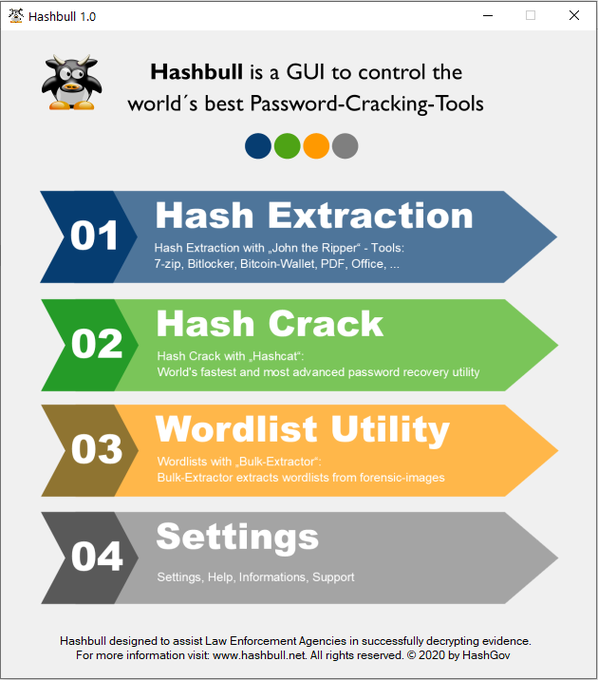 Hashbull图形化的Hashcat，让破解变得更轻松。
