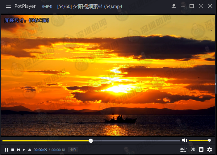 夕阳风景视频素材下载（60个无水印）
