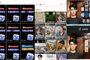Deep seek项目拆解+卡通数字人25年4月新玩法日引200+创业粉十分钟一条