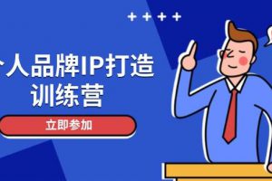 个人品牌IP打造训练营,打造人设吸粉话术,日增精准粉,玩转社群变现技巧