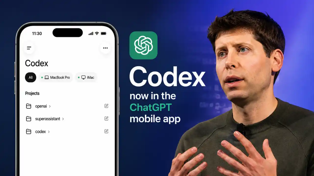 Codex支持手机App写代码了！